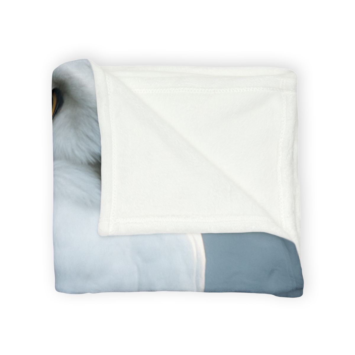 Twilight Watcher Snowy Owl soft fleece blankets