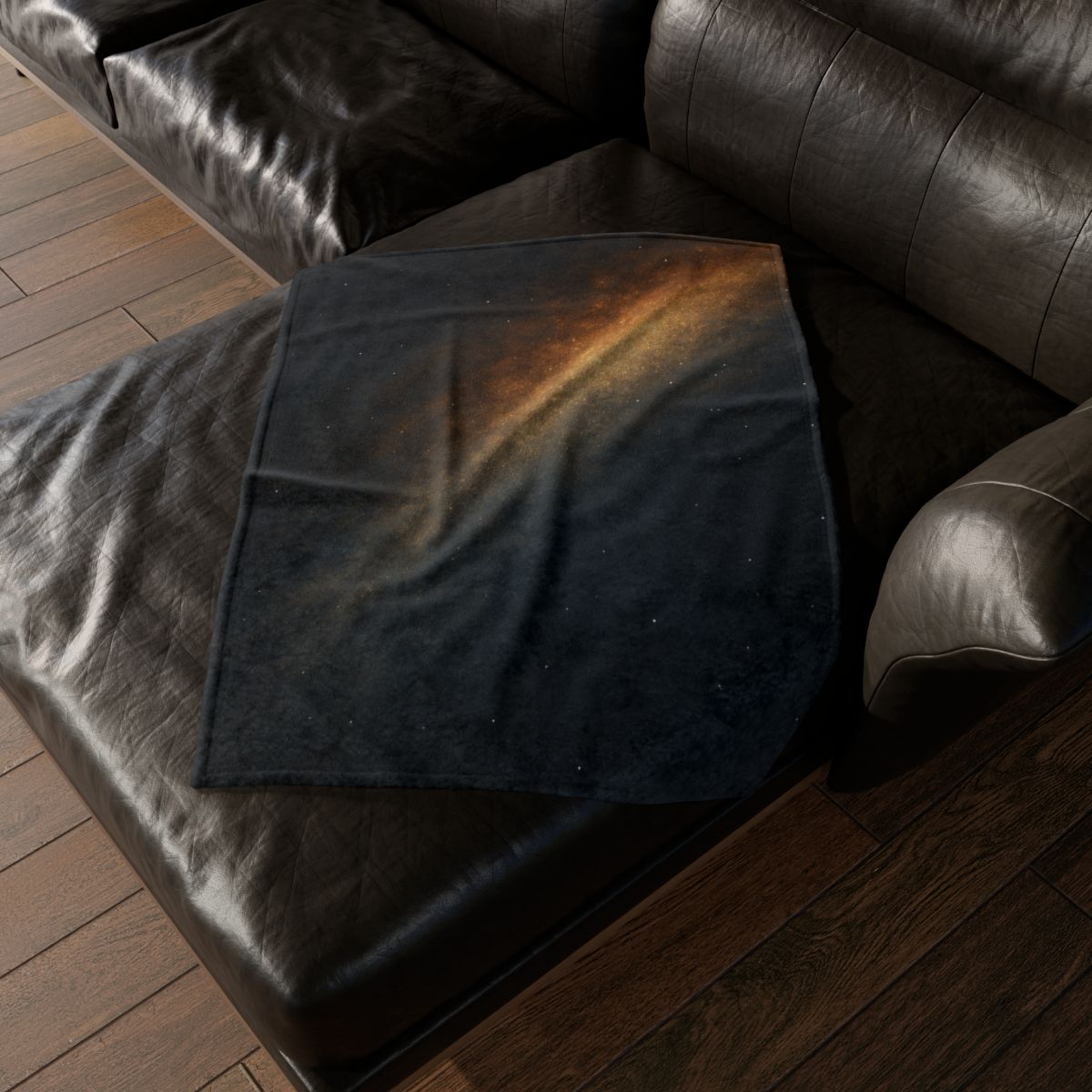 Stellar Dust Cascade decorative home blankets