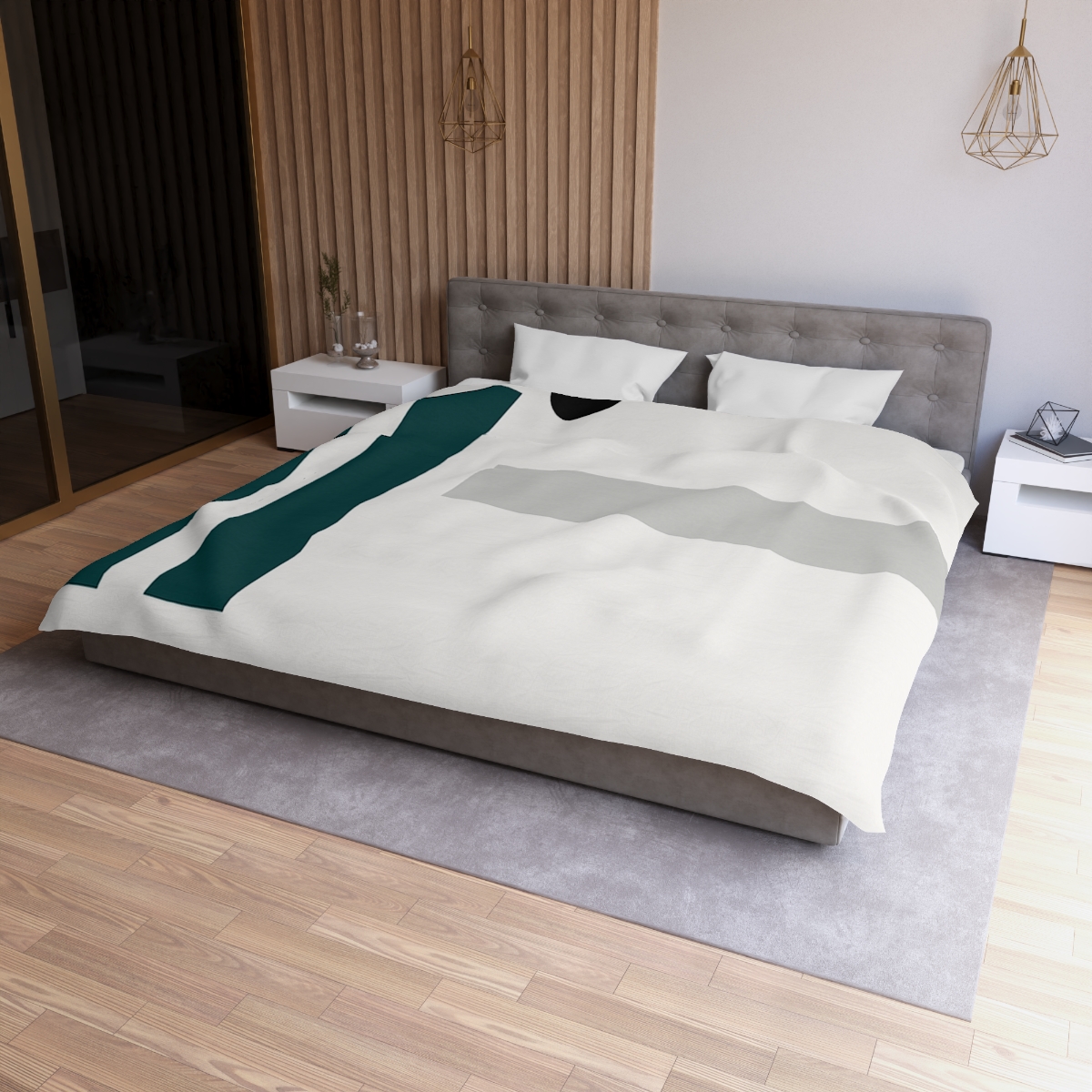 Silent Transit Rectangles personalized bedding duvets