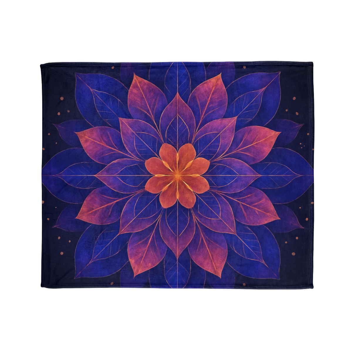 Petal Prism Mandala custom blankets