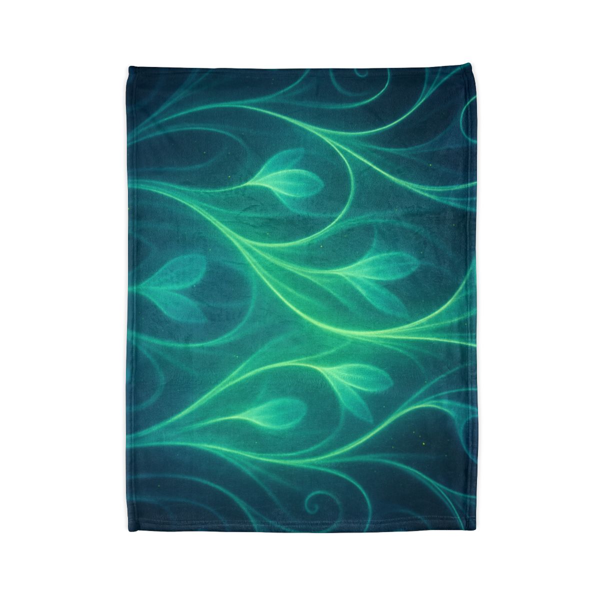 Vine Curl Aurora Lattice soft fleece blankets