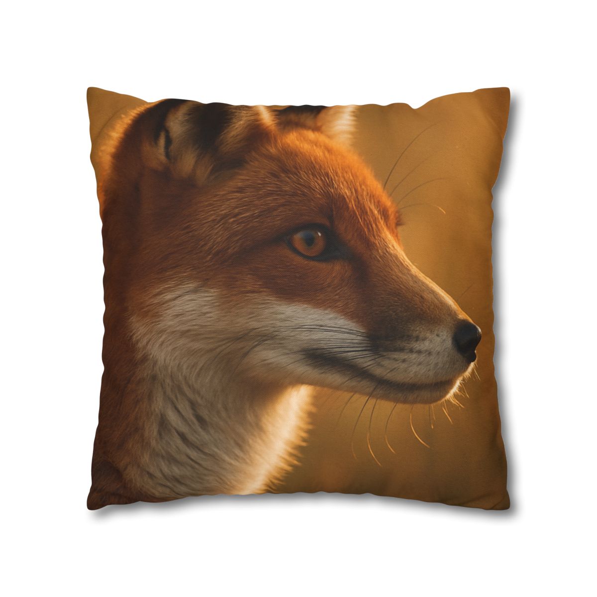 Amber Gaze Red Fox comfortable bedding pillow covers