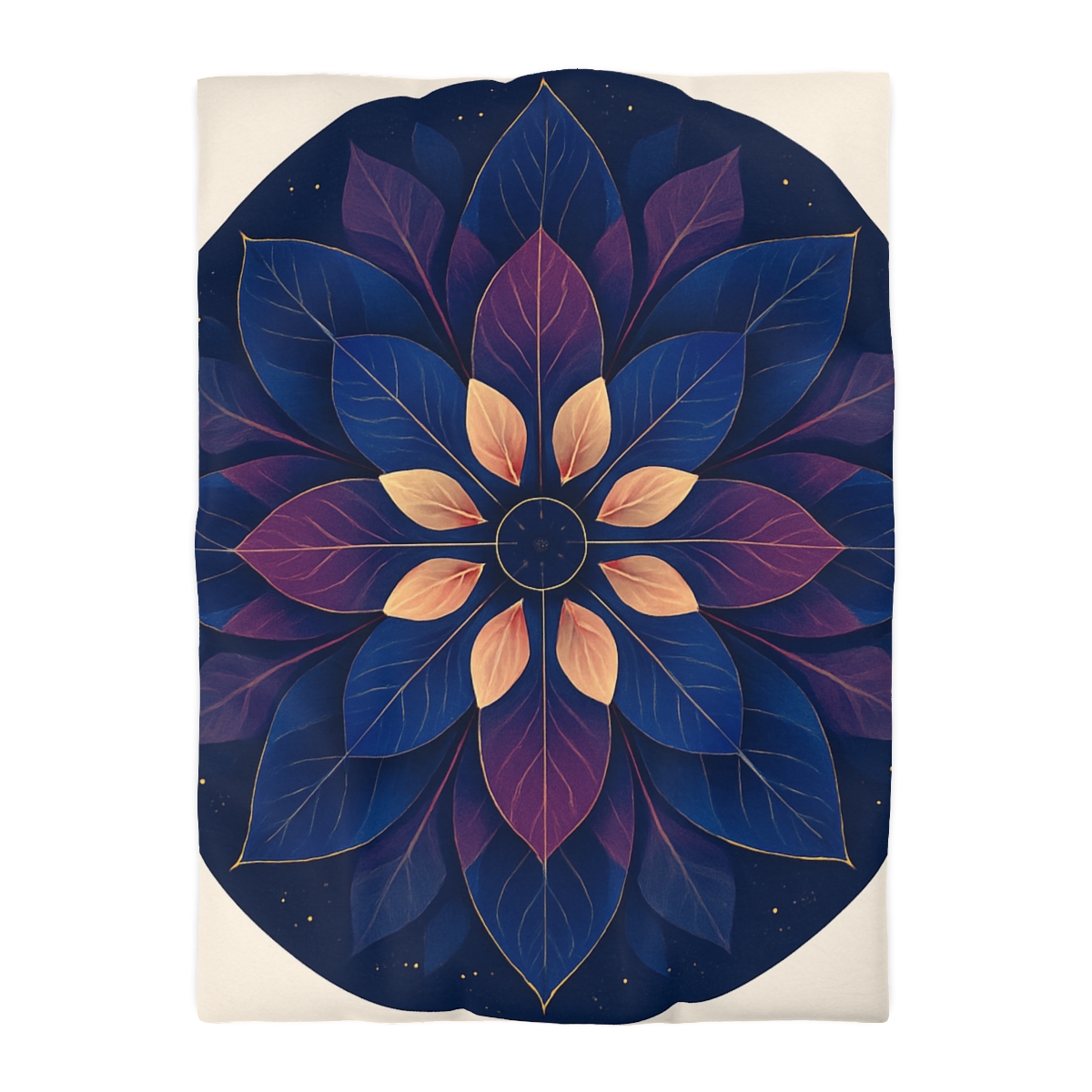 Petal Prism Mandala designer printed duvets