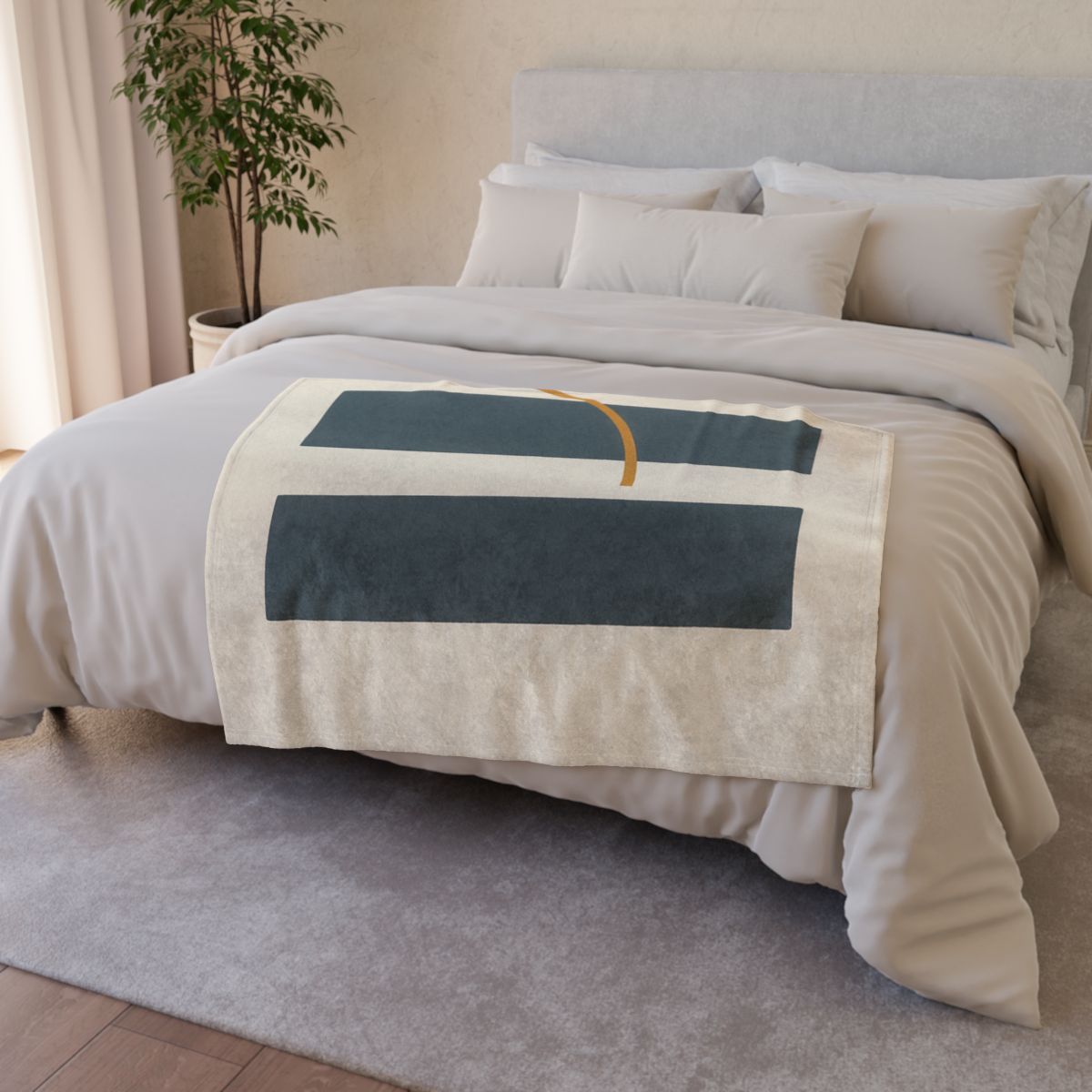 Split Bar And Resting Arc soft fleece blankets