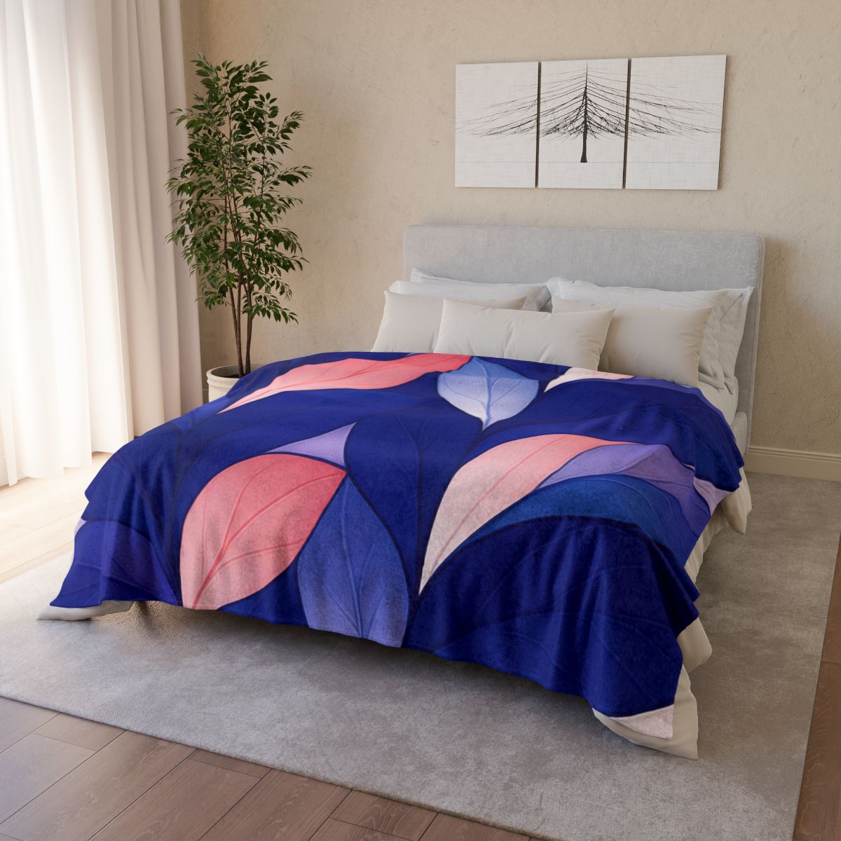 Petal Prism Lattice warm winter blankets