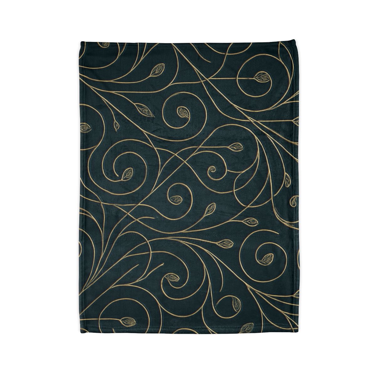 Vine Circuit Filigree designer printed blankets