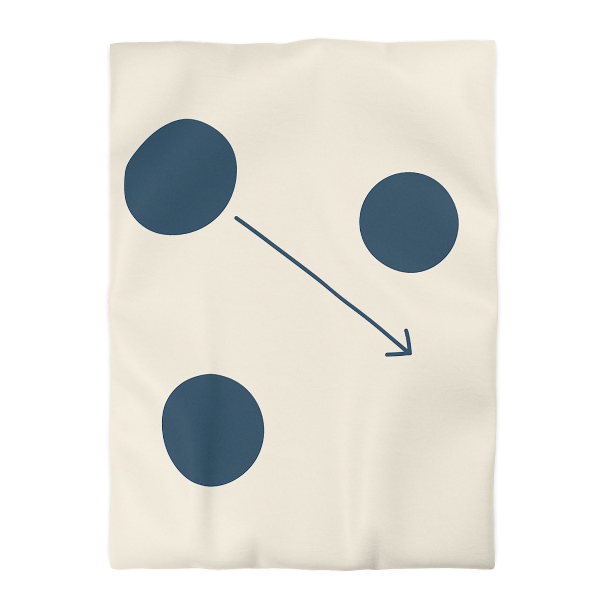 Orbital Triangle Drift personalized bedding duvets