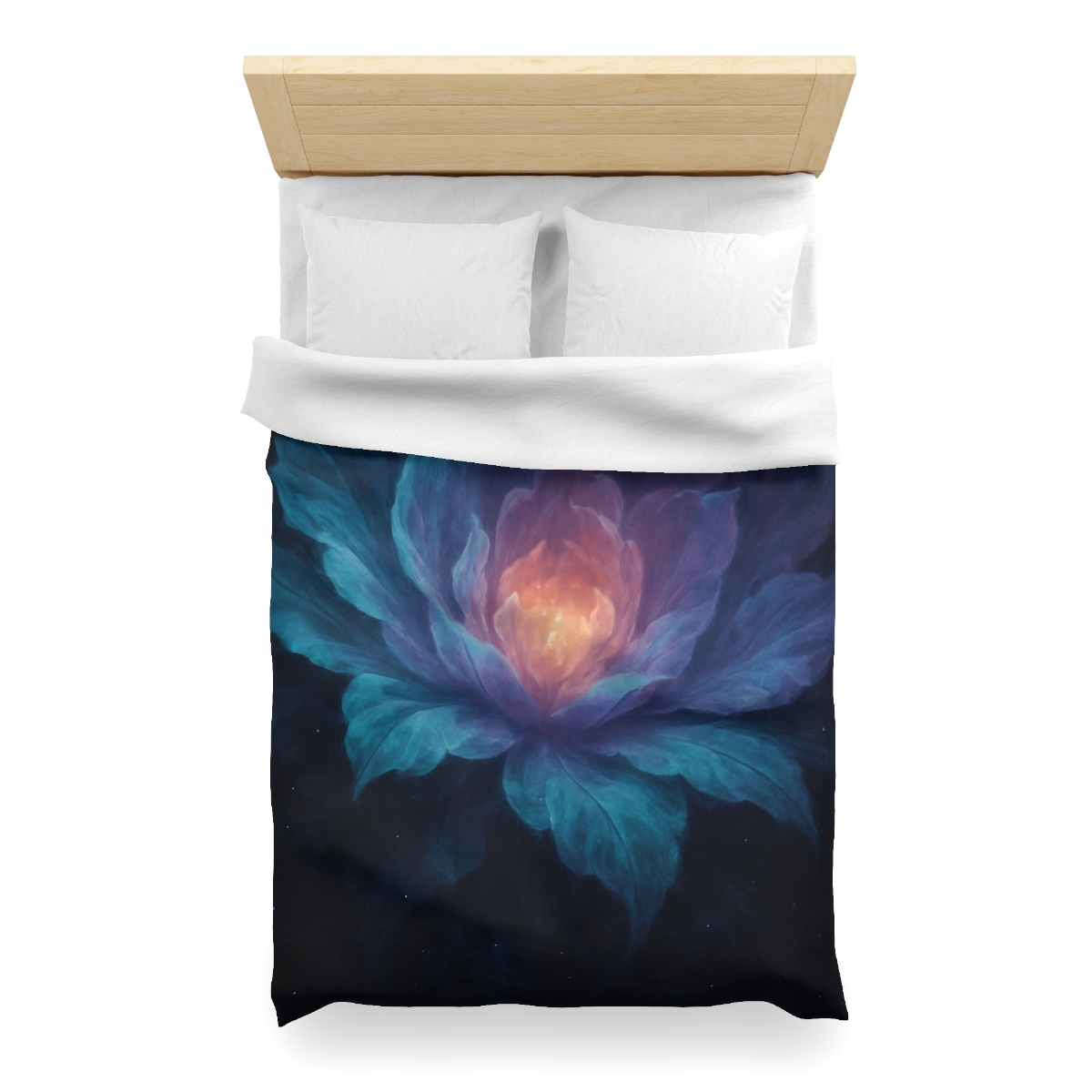 Prismatic Void Bloom custom duvets