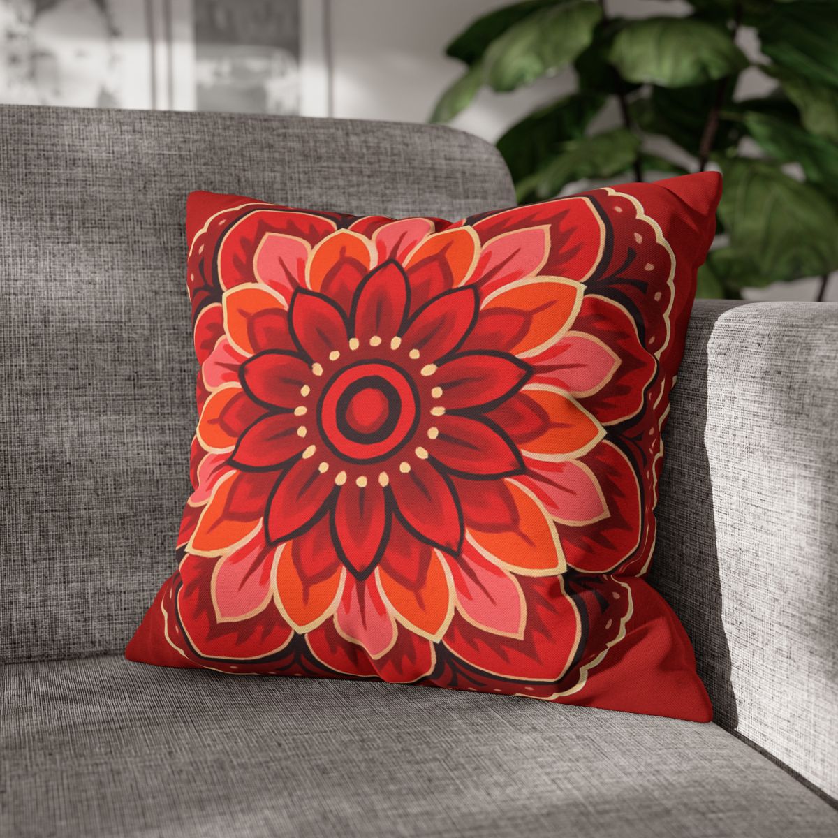Bloom Burst Mandala trendy patterned pillow cases