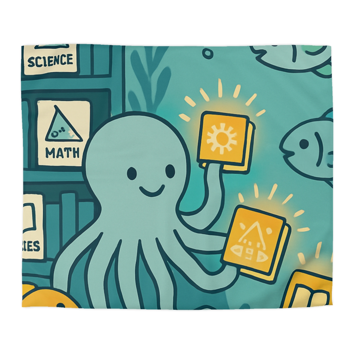 Underwater Library Of Light warm winter duvets