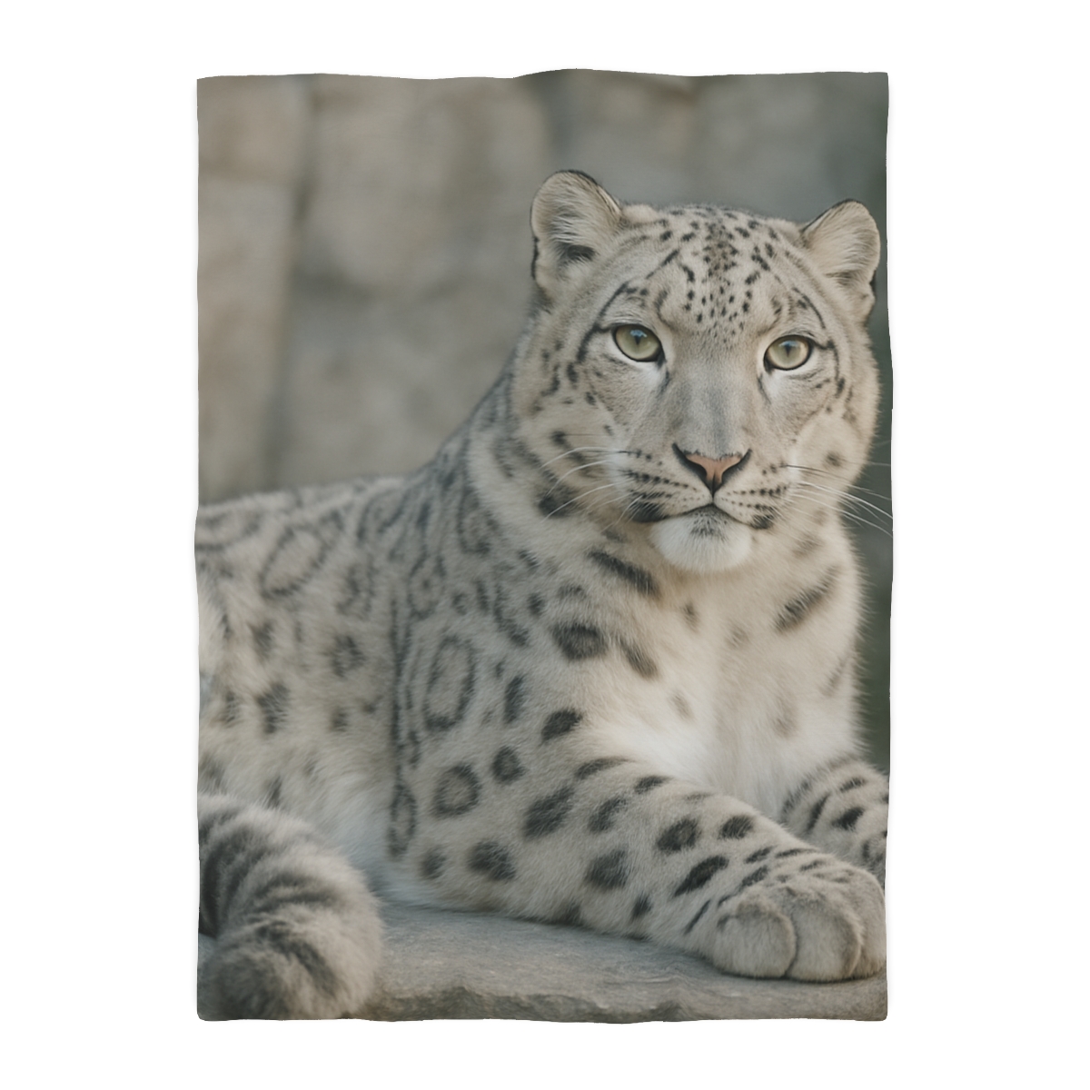 Hidden Realm Snow Leopard unique patterned duvets