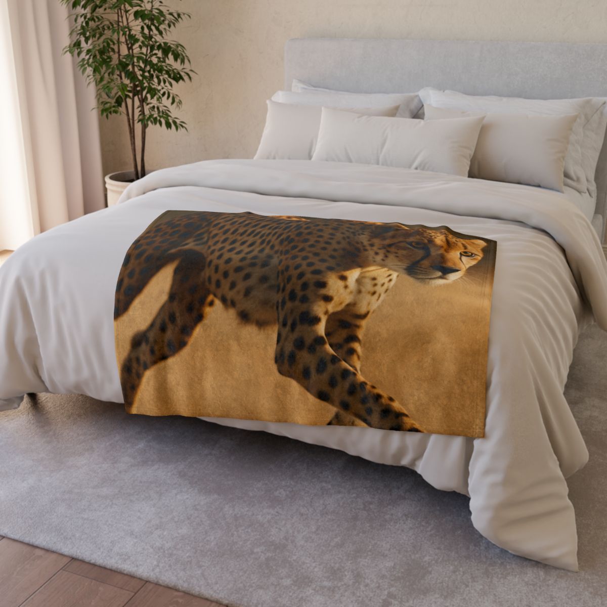 Speed Whisper Cheetah trendy patterned blankets