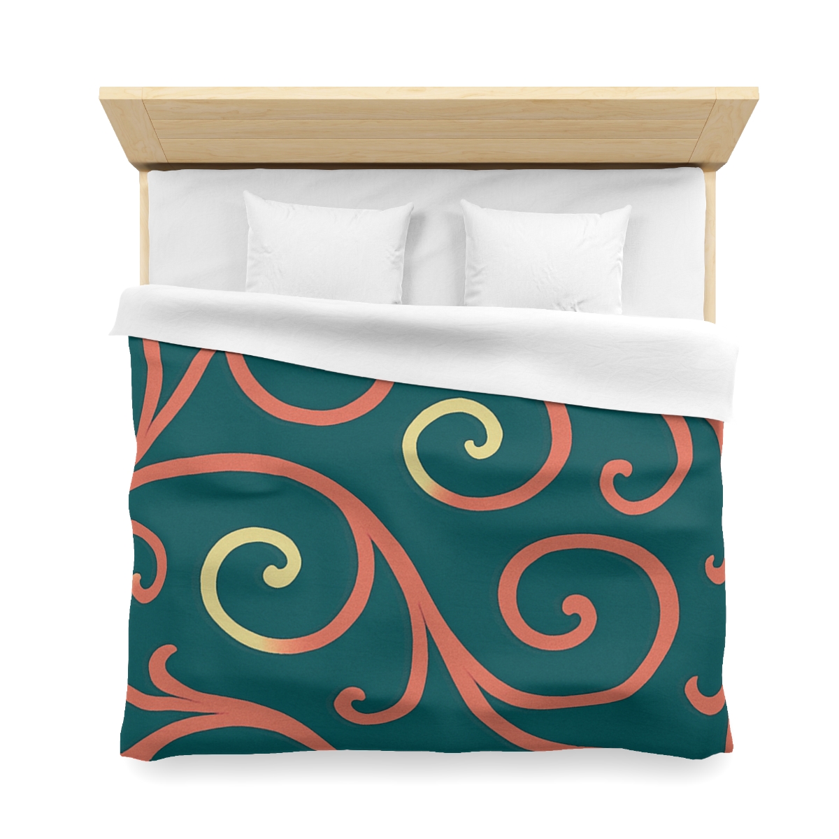 Curling Tendril Wave duvets for gifts