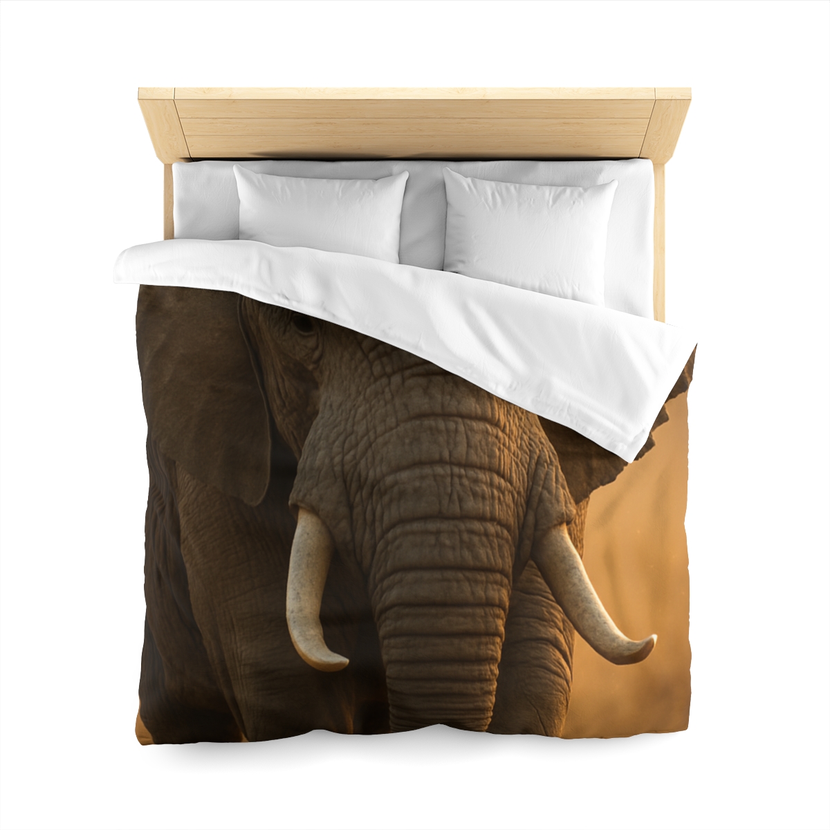 Savannah Sentinel Elephant designer printed duvets