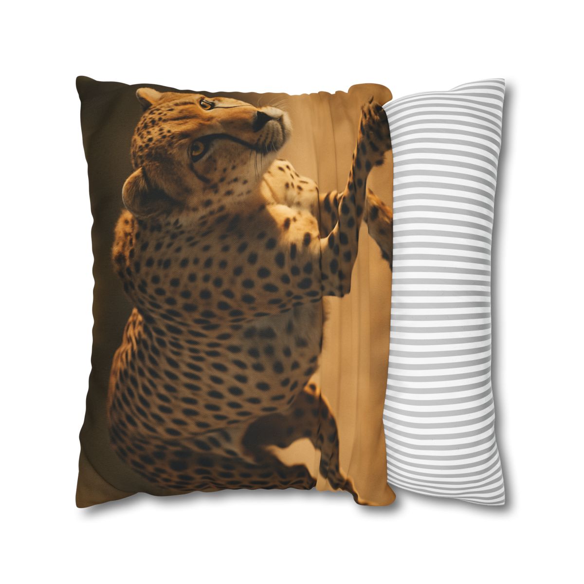 Speed Whisper Cheetah soft cotton pillow cases