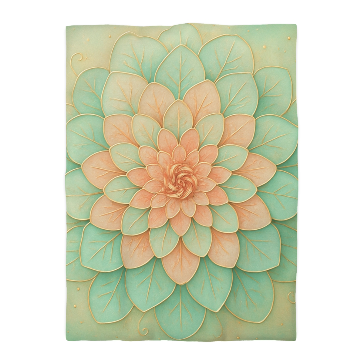 Petal Spiral Mosaic duvets for gifts