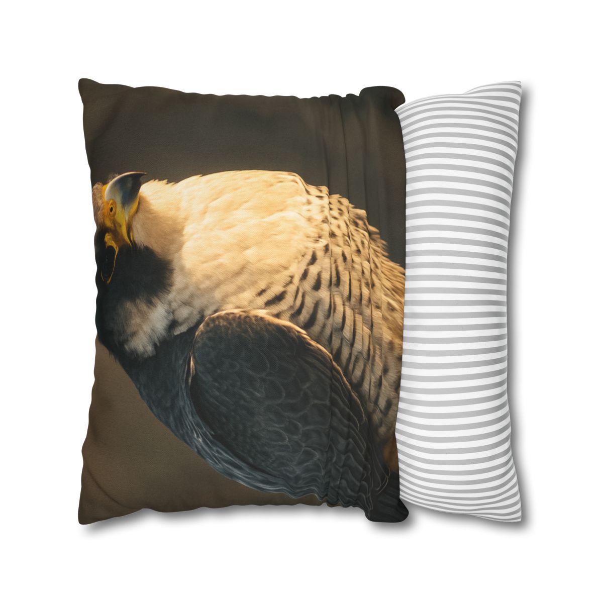 Starlit Poise Peregrine Falcon soft cotton pillow cases