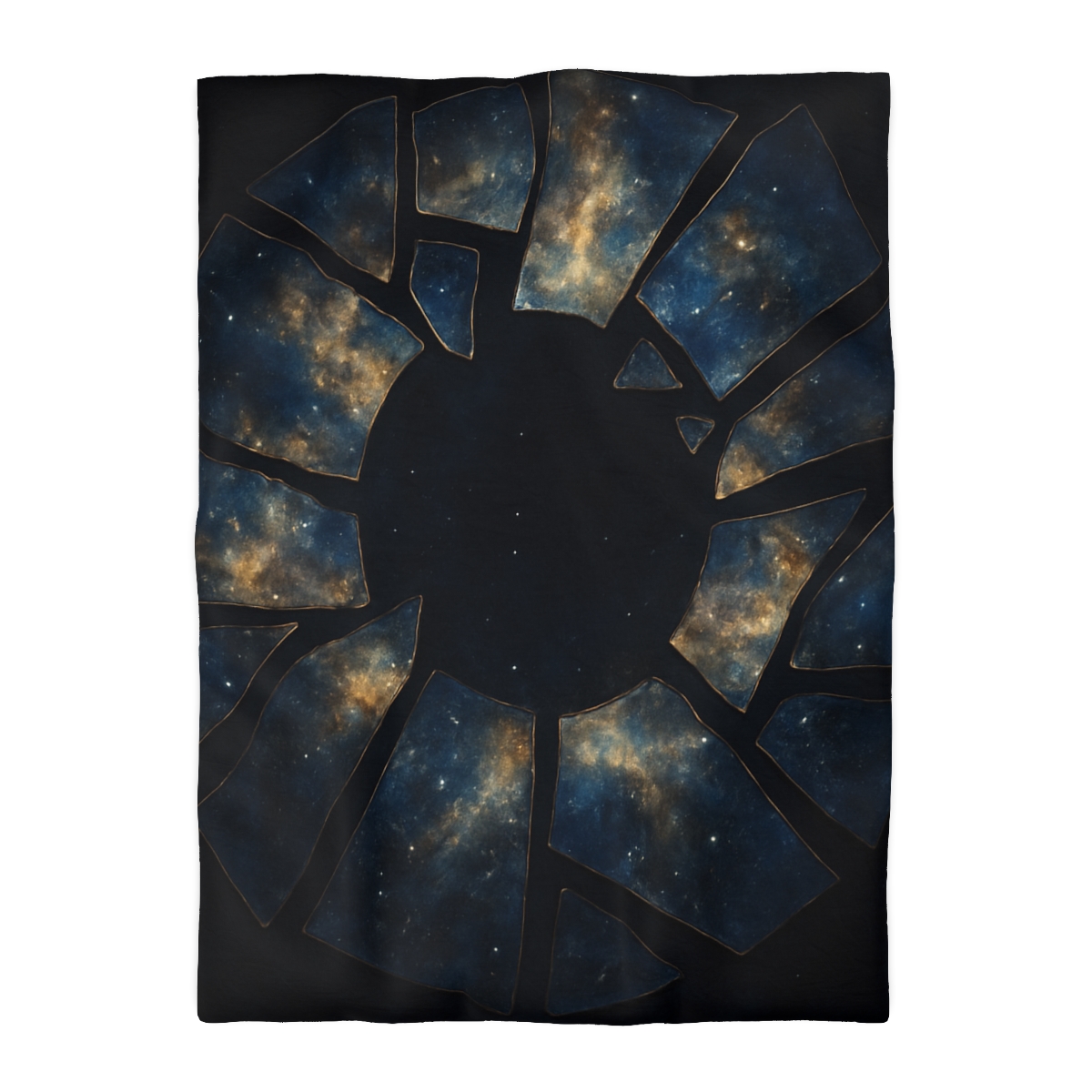 Starlit Fracture Mosaic personalized bedding duvets