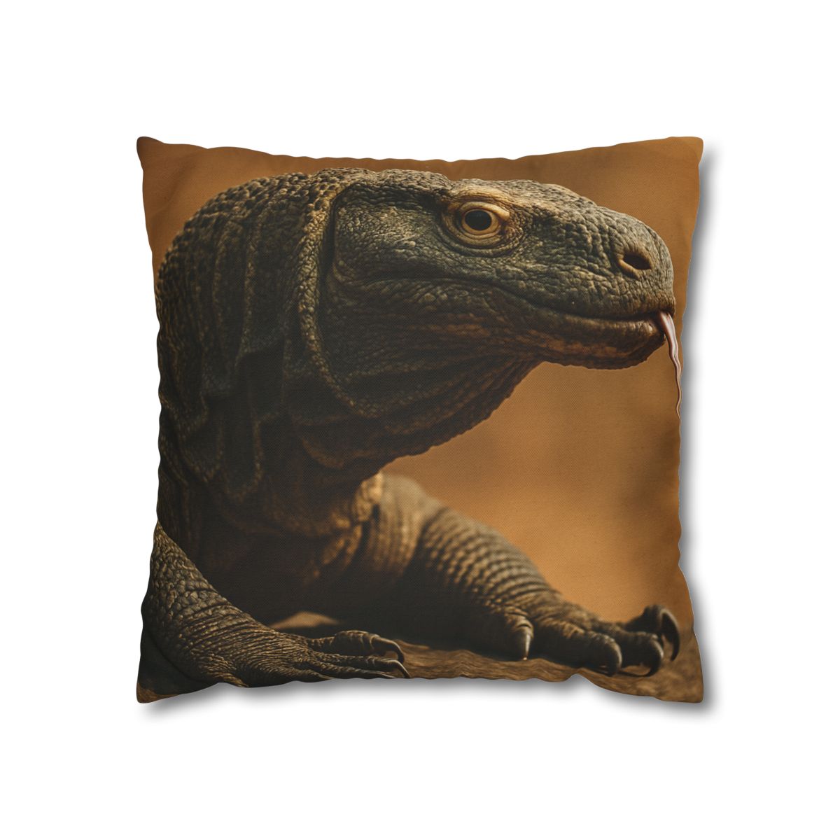 Ancient Sentinel Komodo Dragon trendy patterned pillow cases