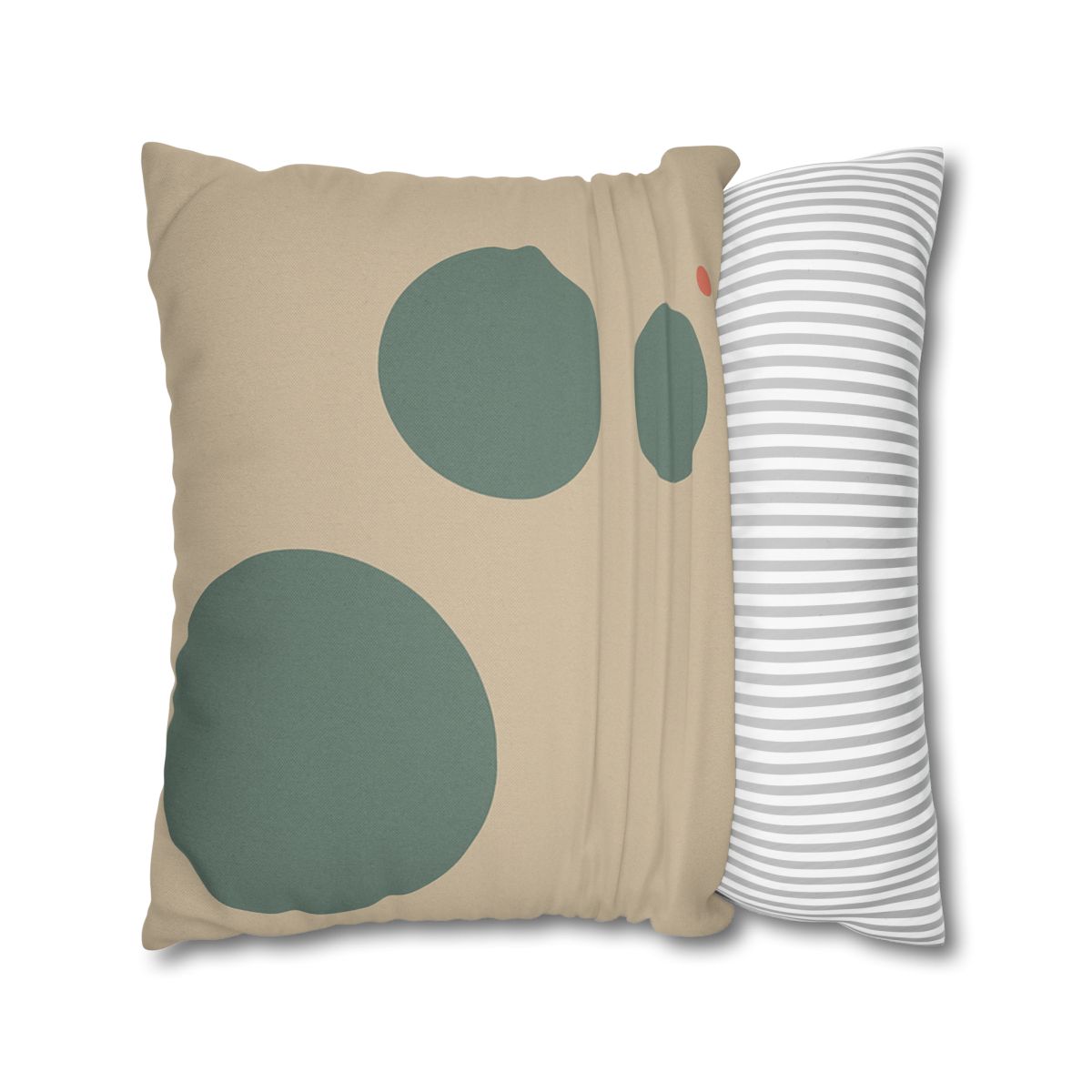 Quiet Triplet Of Offset Circles personalized pillow covers