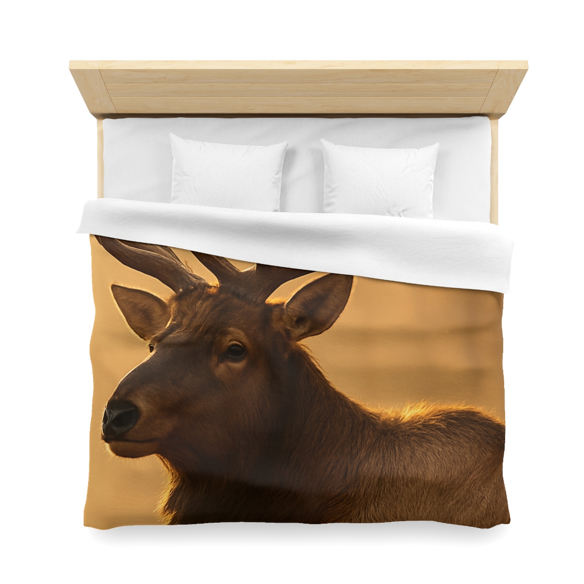 Antler Crown Mountain Elk personalized bedding duvets