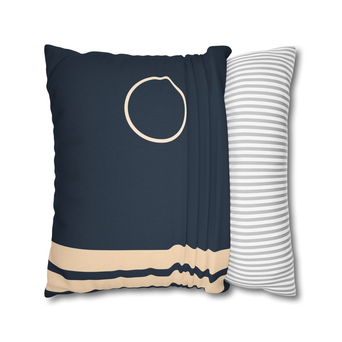 Quiet Column And Floating Ring designer print pillow cases
