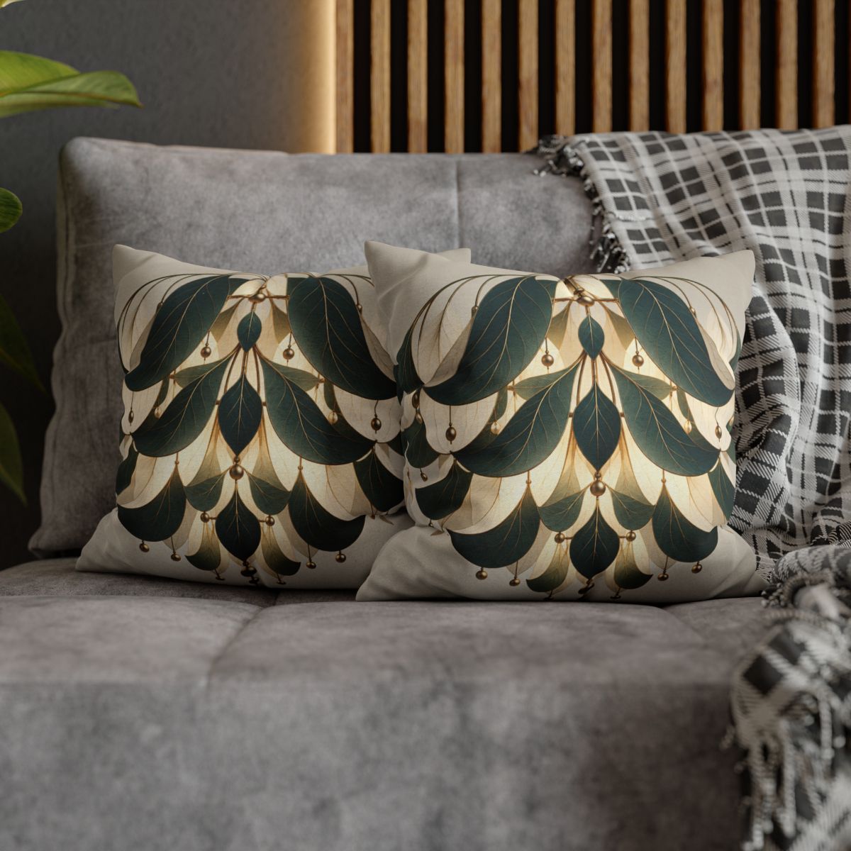 Leaflet Arc Chandelier custom pillow cases [AI-0503c821-57993e393021]
