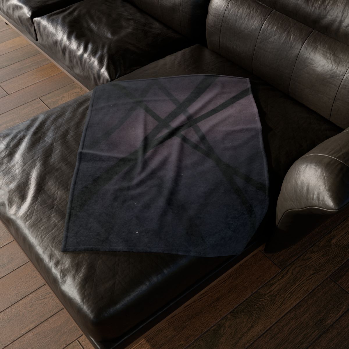 Dark Veil Filaments stylish throw blankets