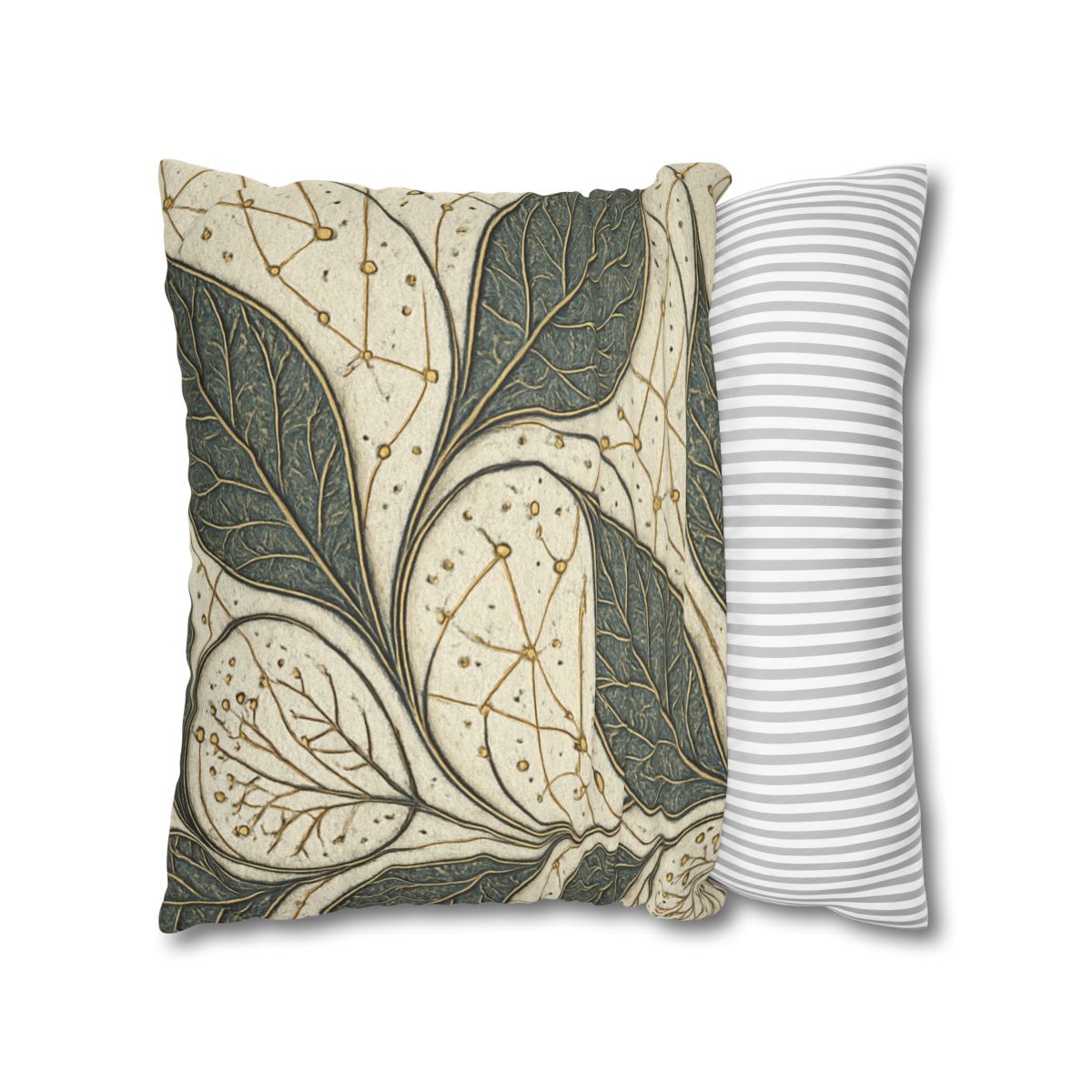Leaf Vein Starchart Filigree designer print pillow cases