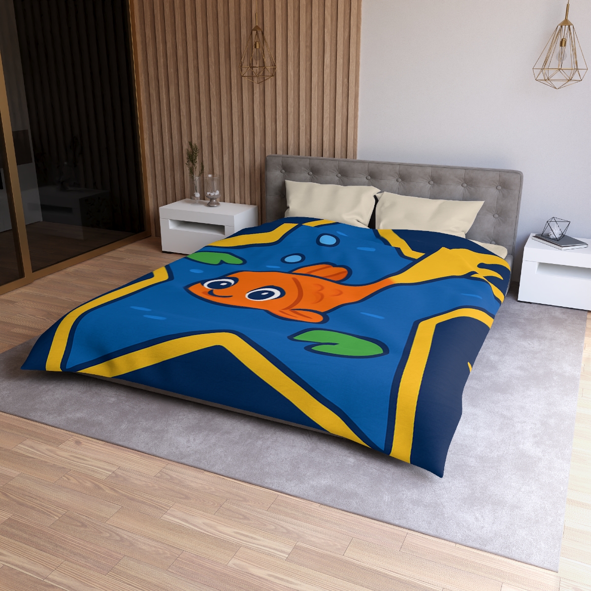 Comet Koi And The Star Pond warm winter duvets