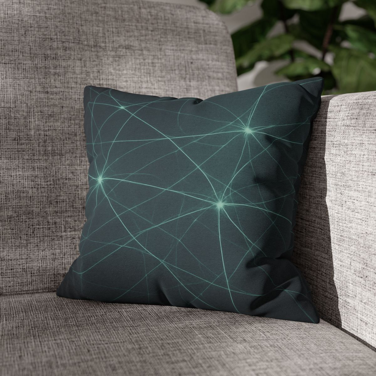 Cosmic Web Filament Glow personalized pillow covers