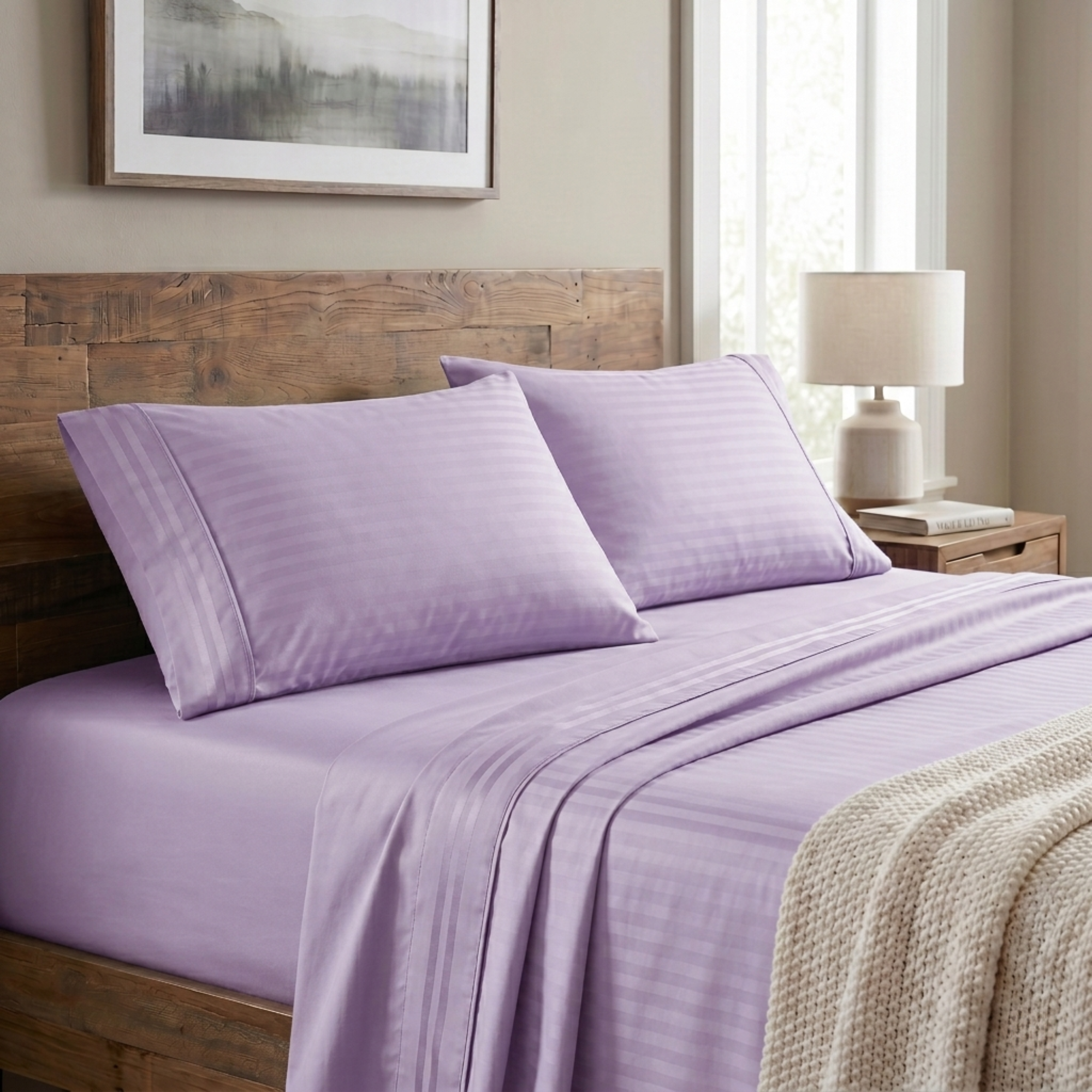 4 Piece Cooling Bed Sheet Set With Deep Pockets