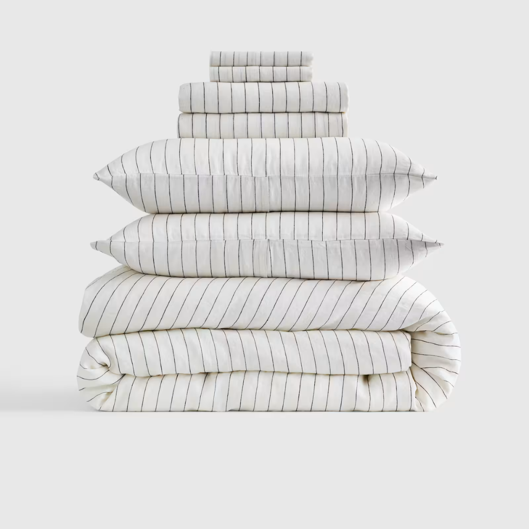 European Linen Deluxe Bedding Bundle Set
