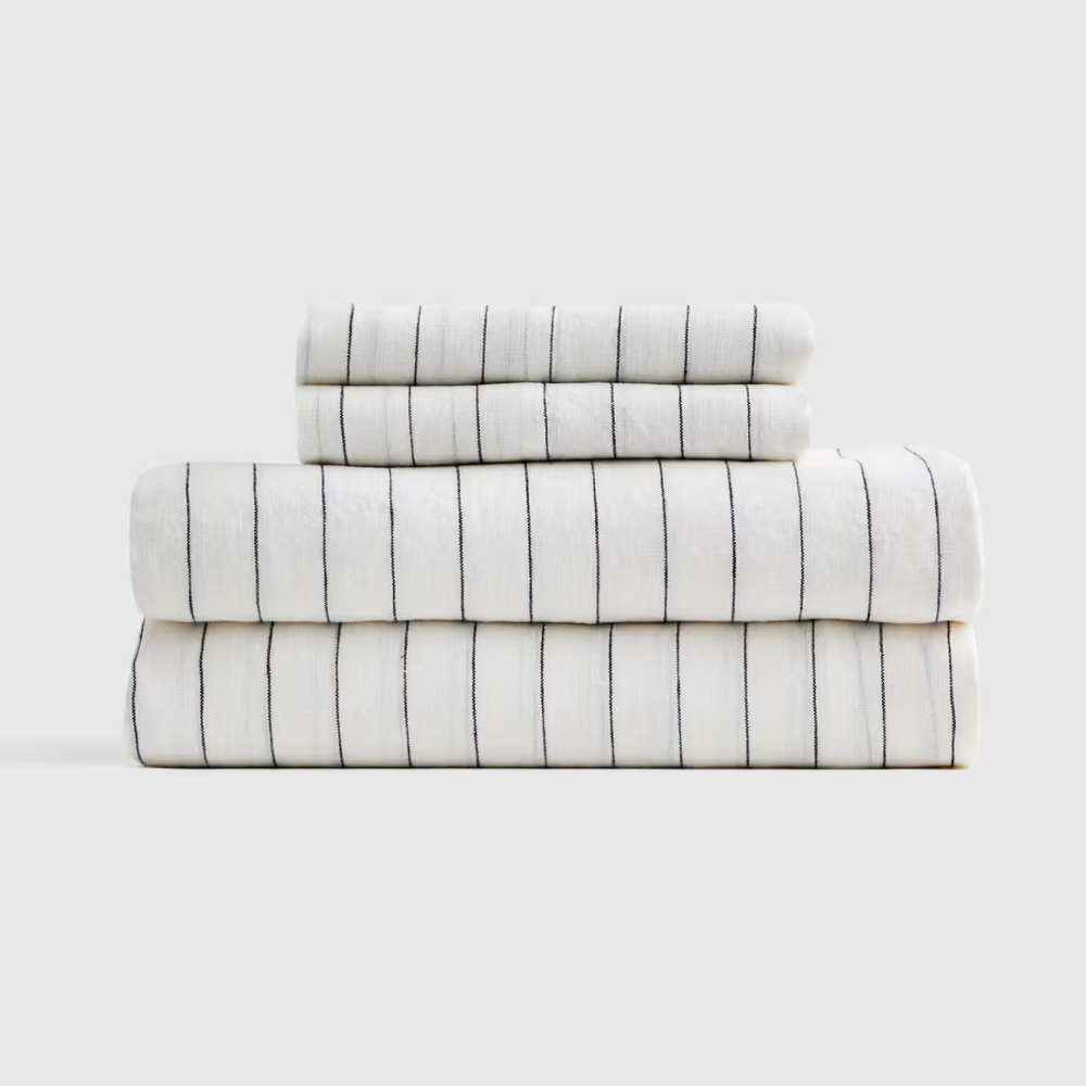 Soft European Linen Bed Sheet Set