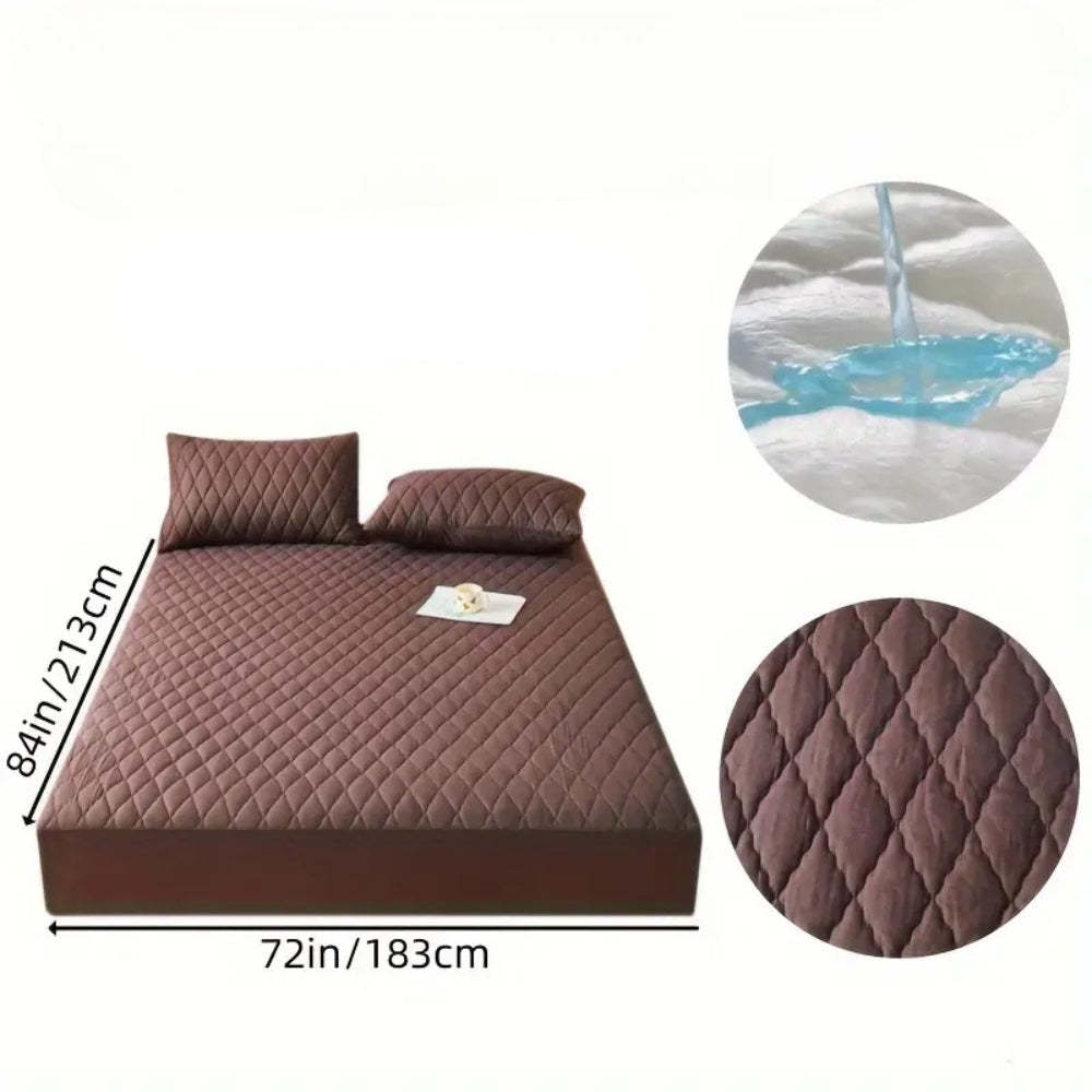 1 Piece Layered Waterproof Mattress Protector