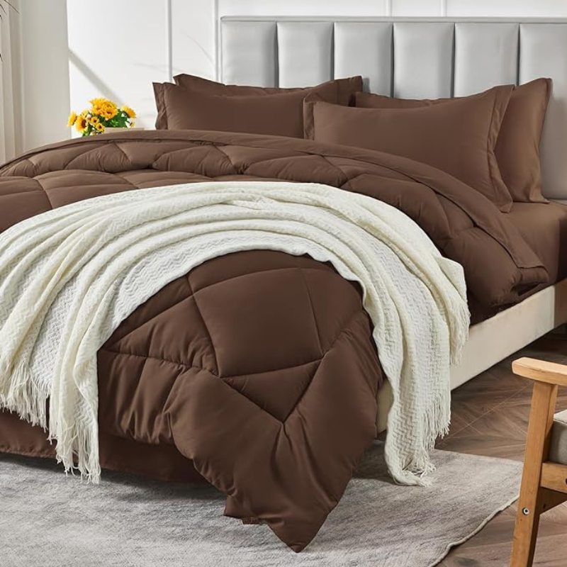 7 Pieces Comforter Set For All Seasons