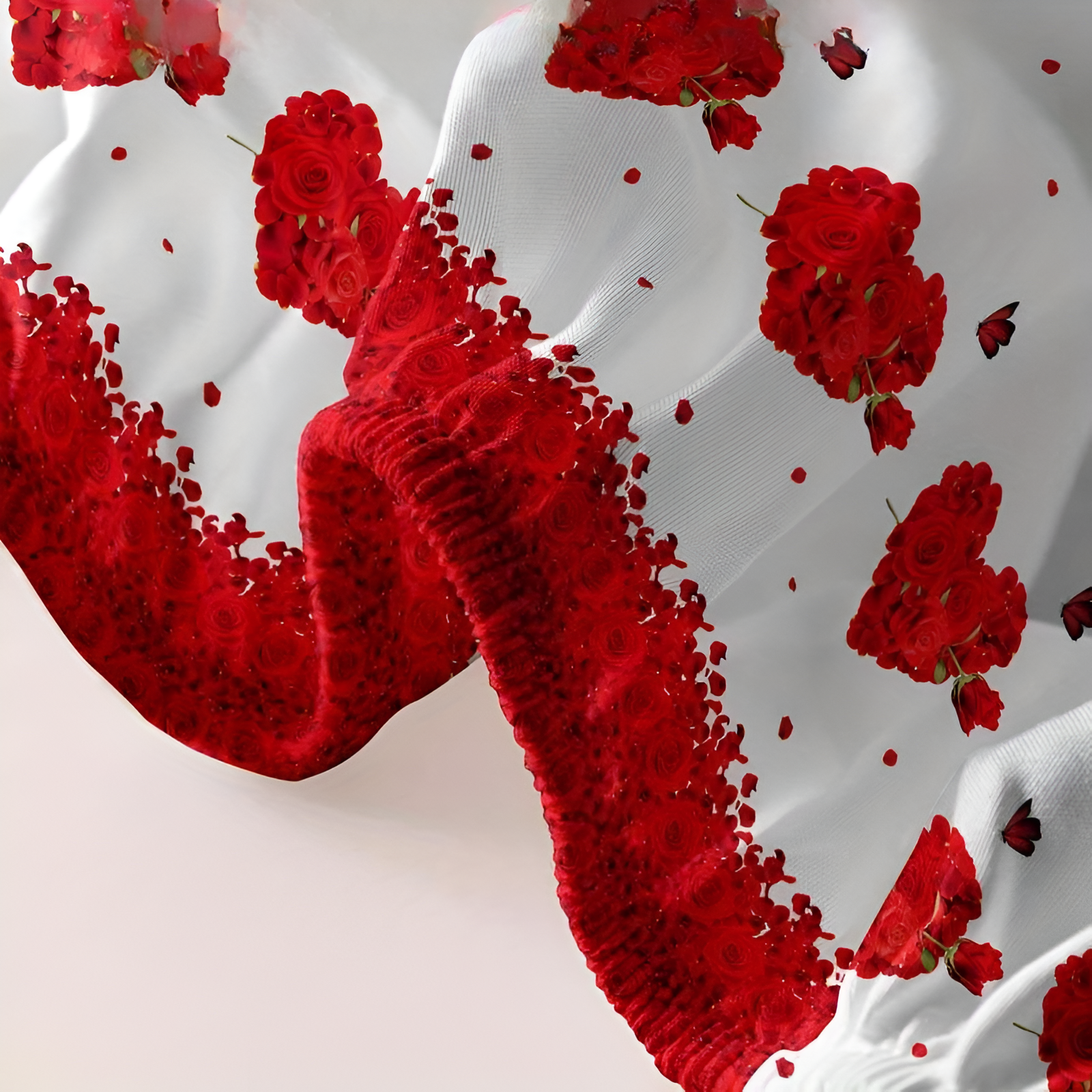 Modern Printed Fitted Bed Cover Set 