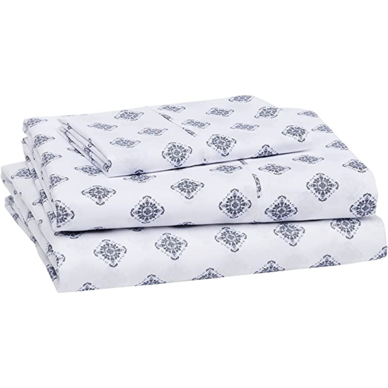 Lightweight Microfiber Printed Bed Sheet Set