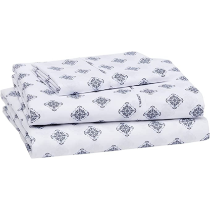 Lightweight Microfiber Printed Bed Sheet Set