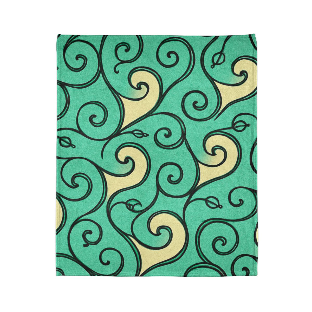 Vine Curl Wave Matrix warm winter blankets