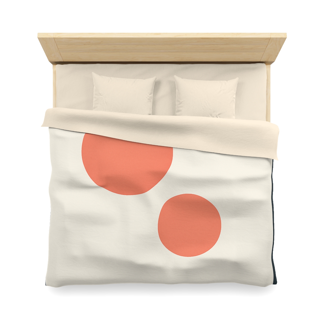 Asymmetric Frame Gap With Two Discs custom duvets