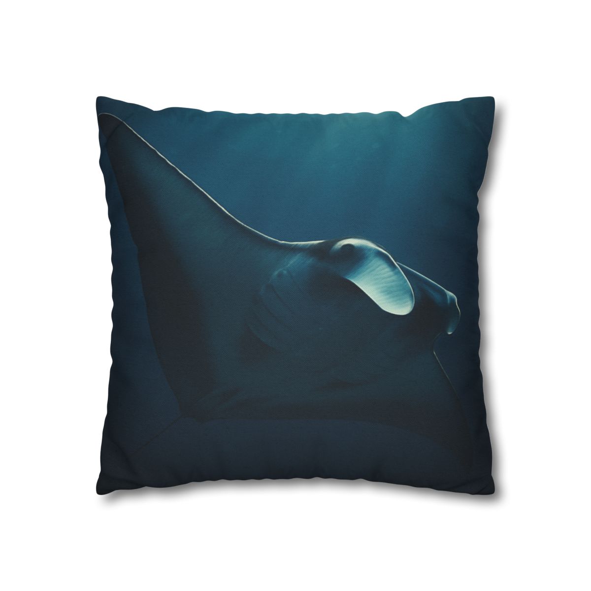 Starlit Glide Manta Ray stylish decorative pillowcases
