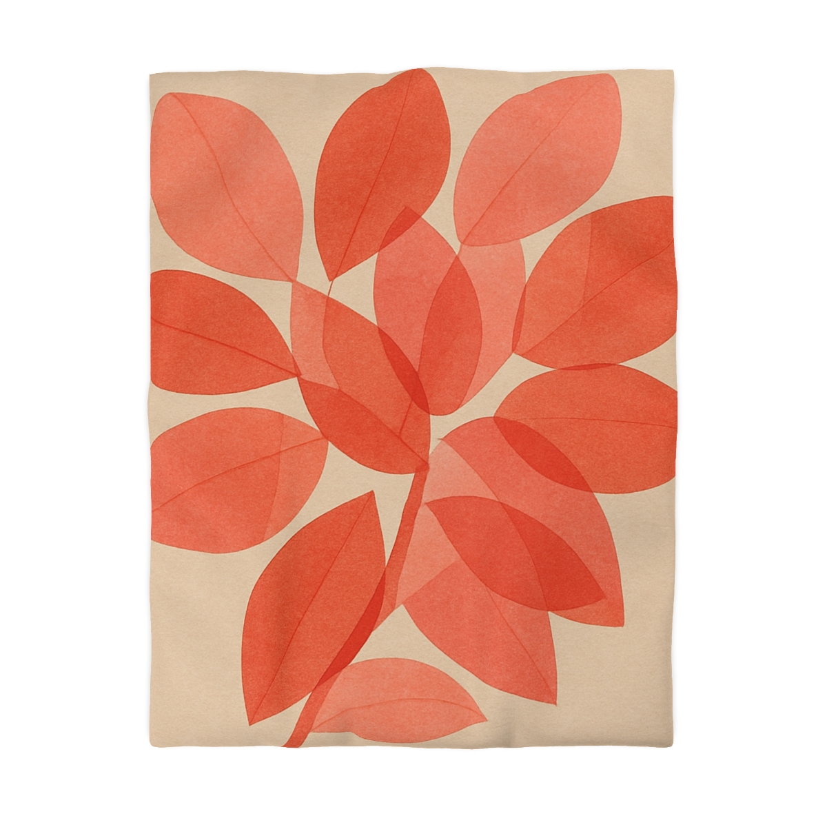 Petal Mosaic Overlay soft comforter duvets