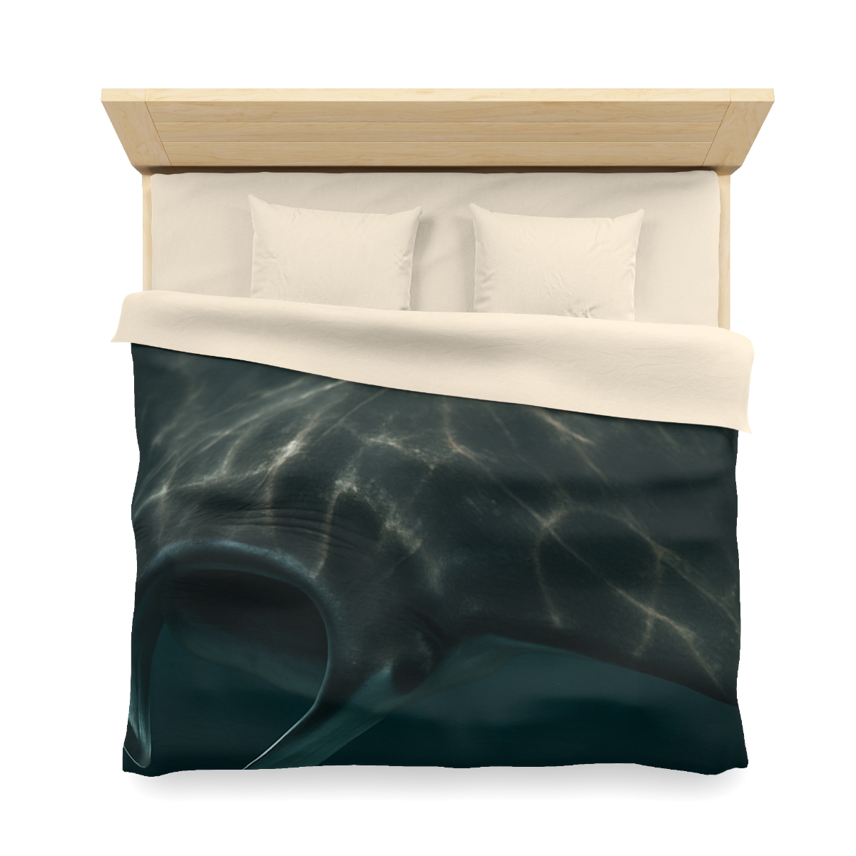 Moonlit Drift Giant Manta Ray custom duvets