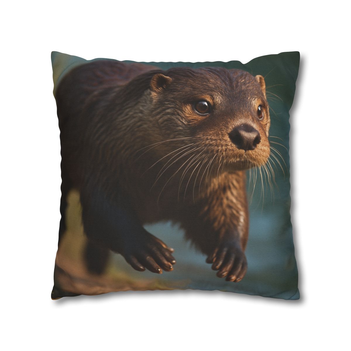 River Sprinter River Otter personalized pillow covers