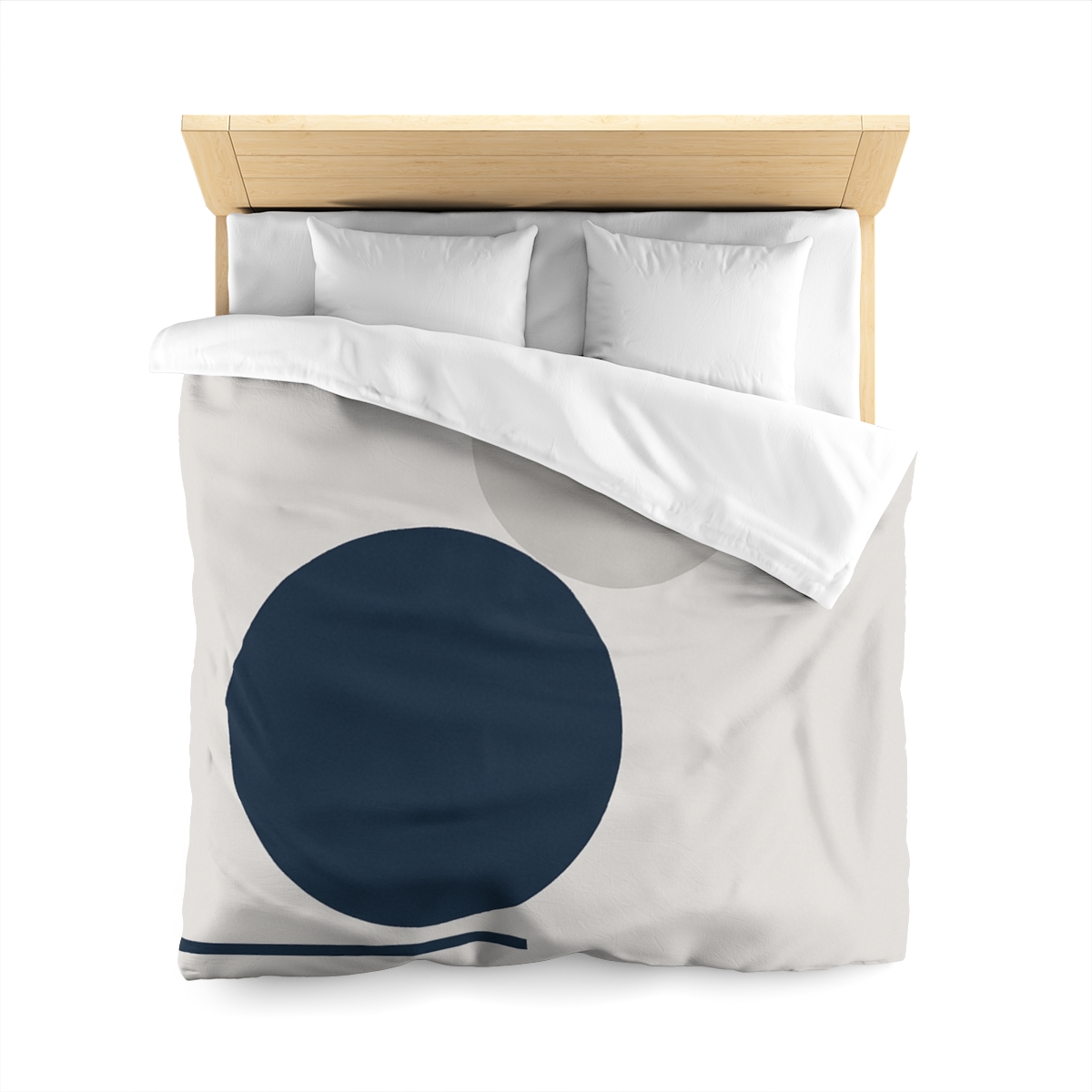 Three Orbiting Forms personalized bedding duvets