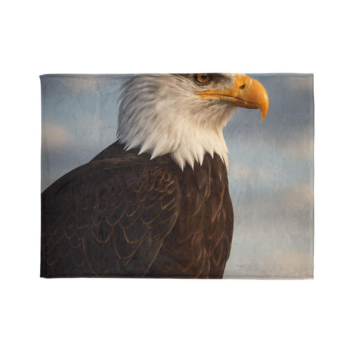 Sky Sovereign Bald Eagle unique gift blankets