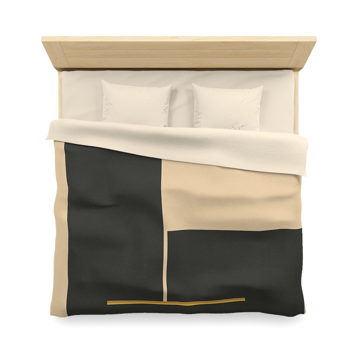 Offset Rectangles With Open Slot unique patterned duvets