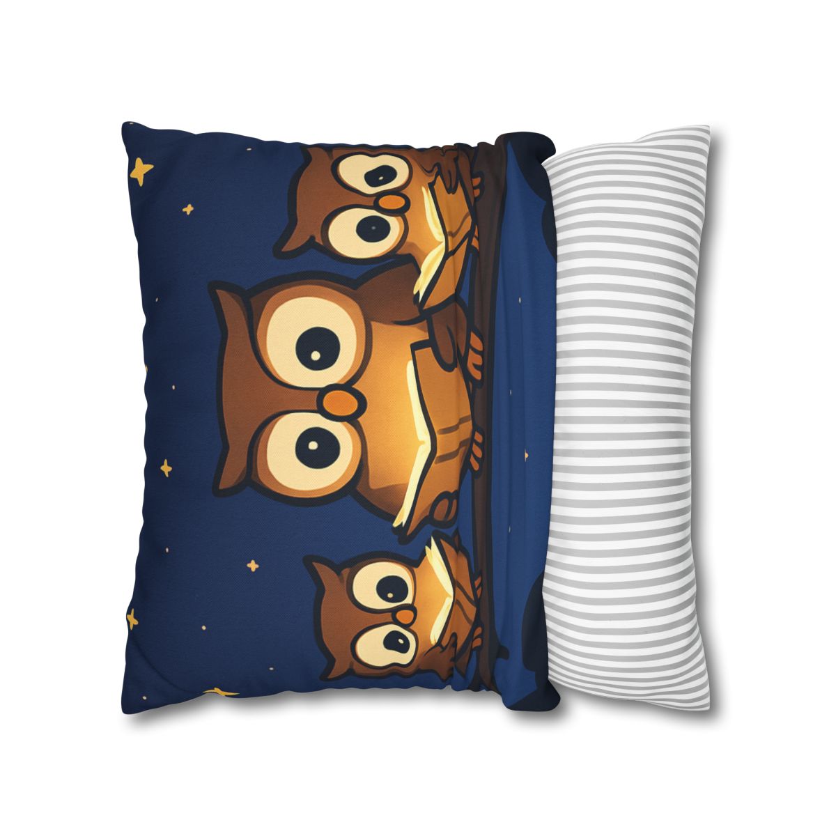 Moonlight Library Of Owls unique gift pillow cases