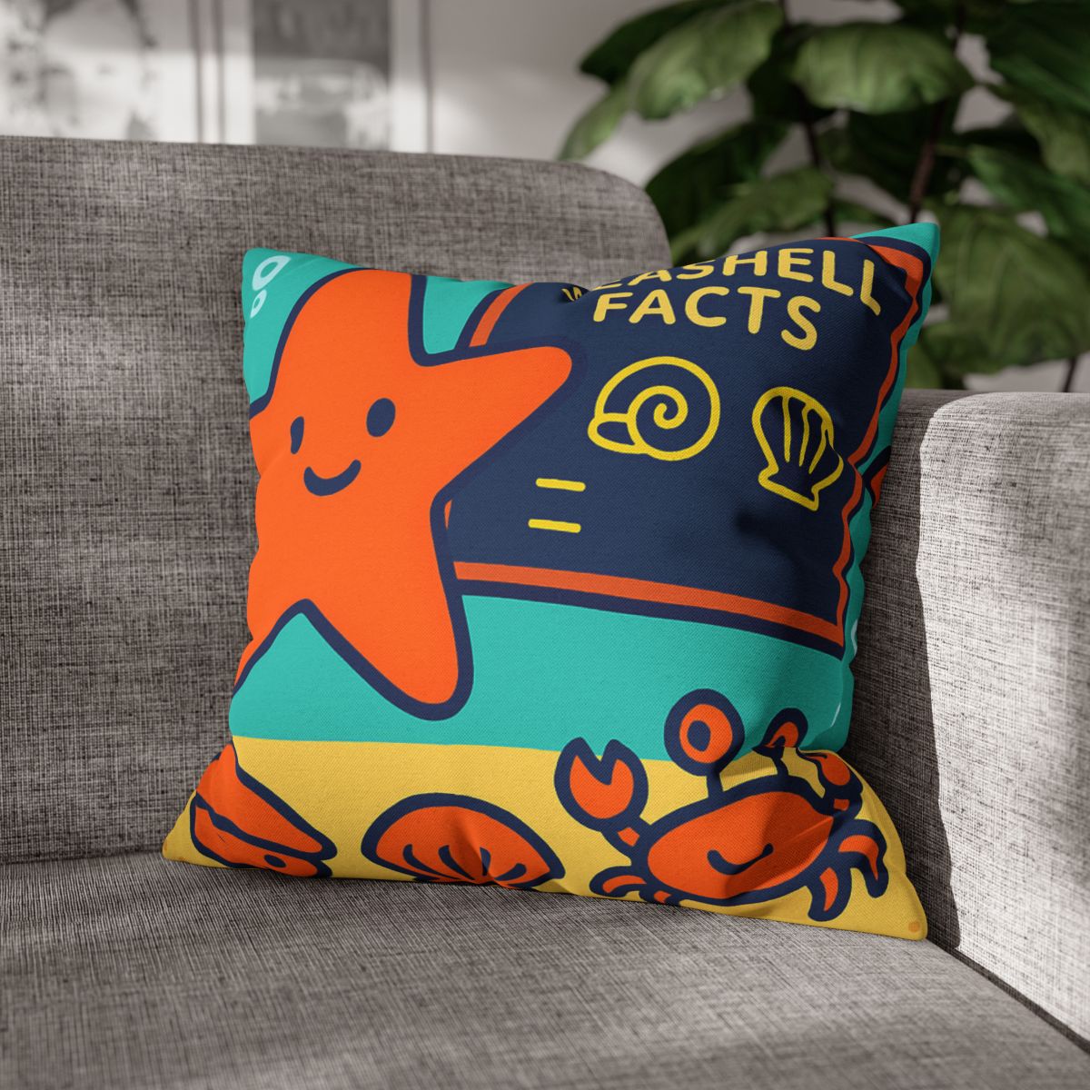 Starfish Science Class stylish decorative pillowcases